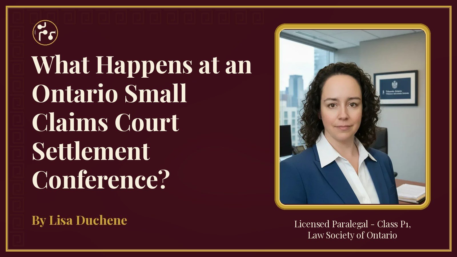 What Happens at an Ontario Small Claims Court Settlement Conference?