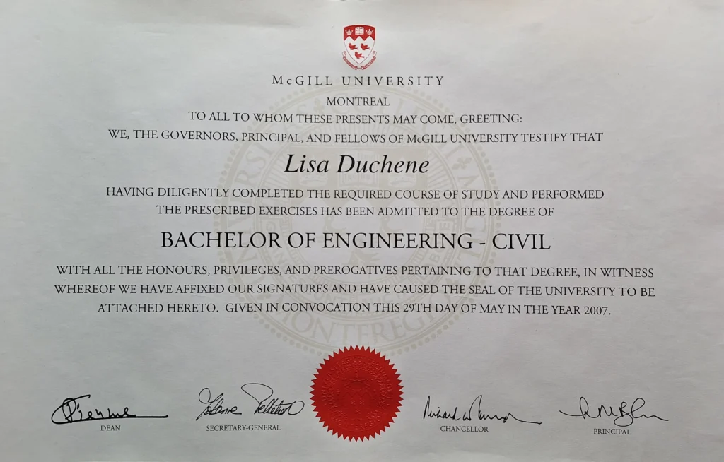 McGill University Engineering Degree
